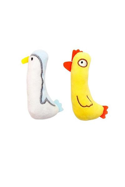 Glipet Plush Long Neck Chicken Cat Toy 11 cm
