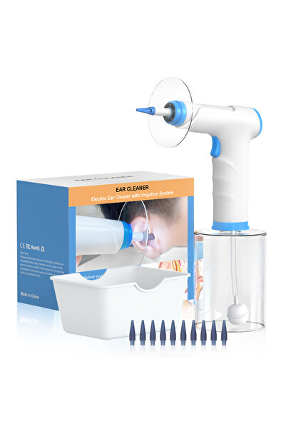 Choice أداة إزالة شمع الأذن الكهربائية W30، طقم تنظيف الأذن بأربعة أوضاع ضغط مع منظف للأذن، رعاية صحية للبالغين