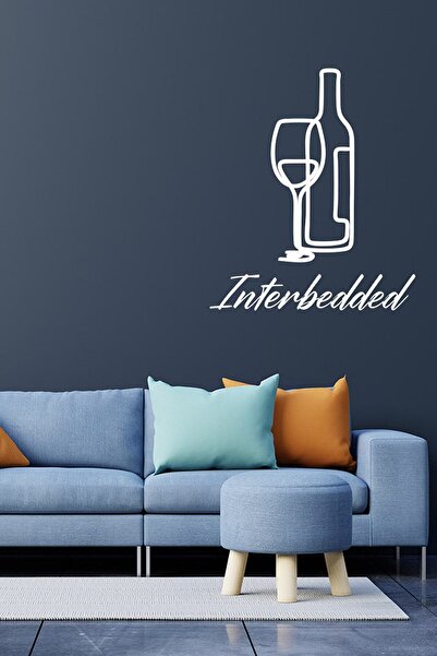 MIGNATIS Autocolant cu text scris de mână și text în relief, 60x53cm - Alb