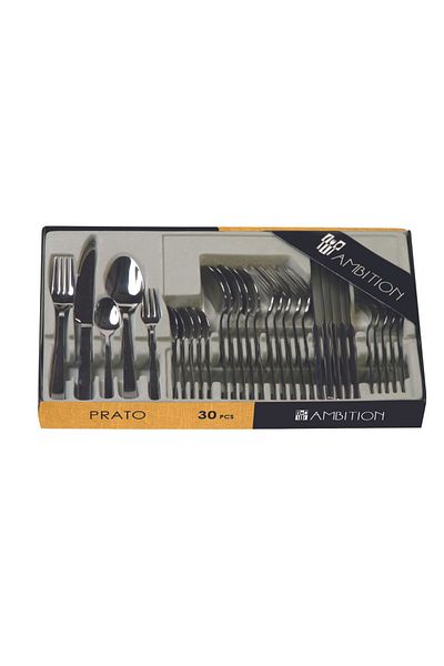 Ambition Stainless steel cutlery set, 30 pieces, 6 people, Prato