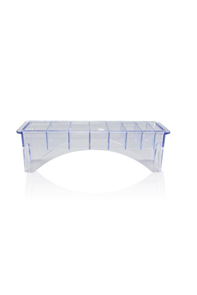 Choice1 8 slots - Clear1 8/10 Pcs Hair Clipper Guards Stand Case Holder Trans...