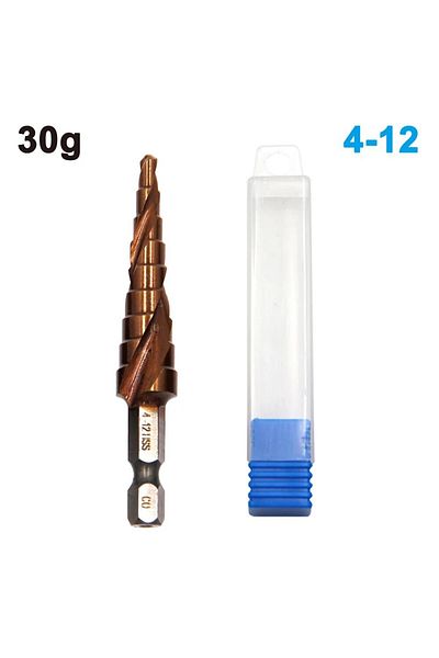 Choice Hexagon handle 1pc 4-12mm M35 Cobalt Containing Hexagonal Spiral Step Drill Stainless Steel Tapping