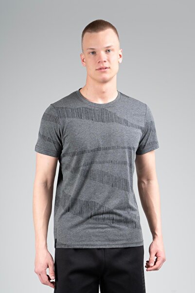 MARATON Regular Men's Crew Neck Black T-Shirt
