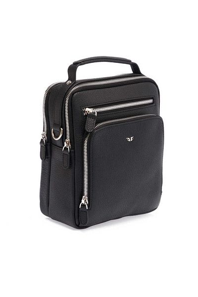 Tergan Black Genuine Leather Men's Crossbody Bag - S1Ac 00021482 -A41