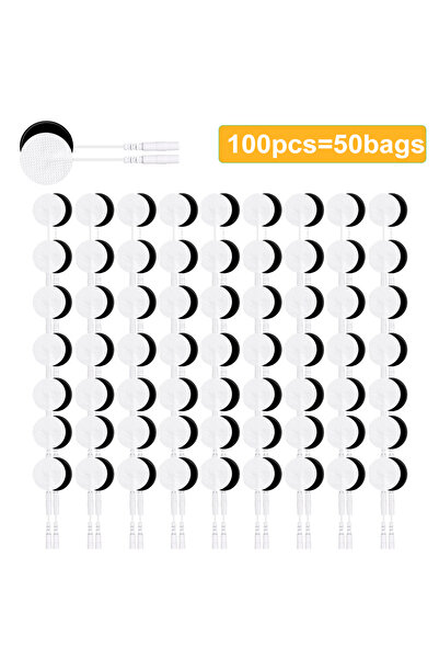 Choice 100 قطعة 50/100 قطعة 3 سم مستديرة غير منسوجة وسادات أقطاب كهربائية لجه...