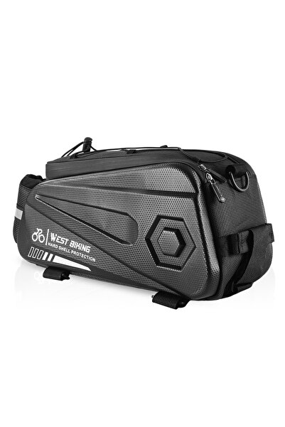 Choice 8.6L Black WEST BIKING Hard Shell Bicycle Trunk Bag Multifunctional Wa...