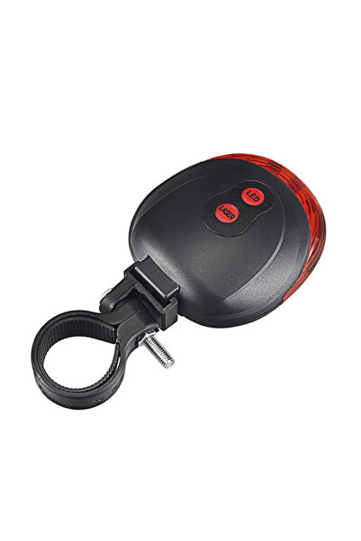 Choice 13009.05 ضوء خلفي تحذيري للدراجة مقاوم للماء أثناء القيادة الليلية تحذ...