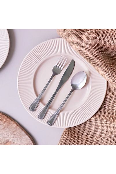Domotti Stainless steel cutlery set, 24 pieces, 6 people, Natalia