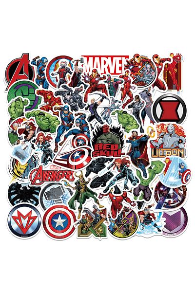 Choice 10PCS 10/30/50/100pcs Disney Marvel The Avengers Super Hero Stickers Decals DIY Car Skateboard Lapto
