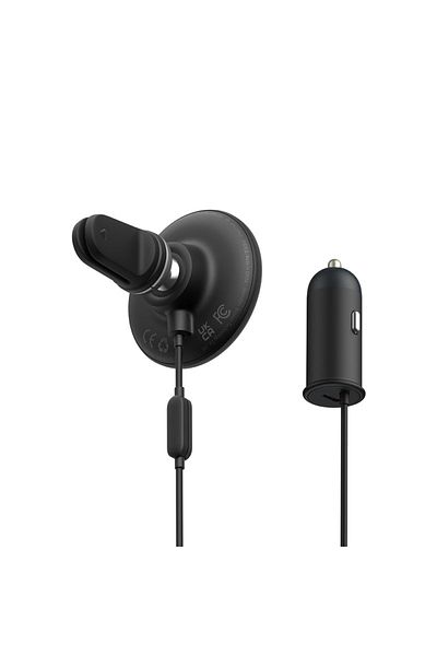 Baseus Basues CW01 Magnetic Wireless Charging Car Mount - Cluster Black