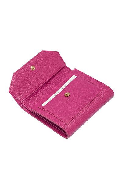 Tergan Fuchsia Genuine Leather Women's Wallet - S1Cb 00005809 -C42
