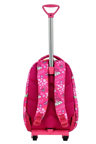 ATHLETIC Lehúzható iskolatáska Kerekes iskolatáska lányoknak iskolatáska Frozen Princess