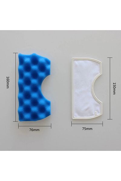 Choice A 1 Set Blue Sponge Filter + 1 Set Dust Hepa Filter for Samsung DJ63-00669A SC43-47 SC4520 SC4740 V.