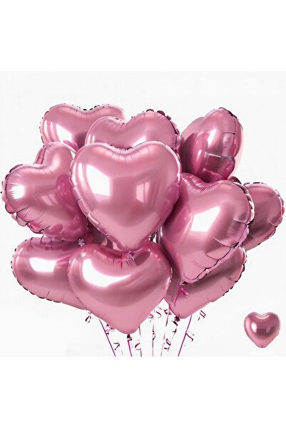 Choice 5 قطع 18 بوصة وردية 5/10 قطع 18 بوصة وردية على شكل قلب حب بالونات من ر...