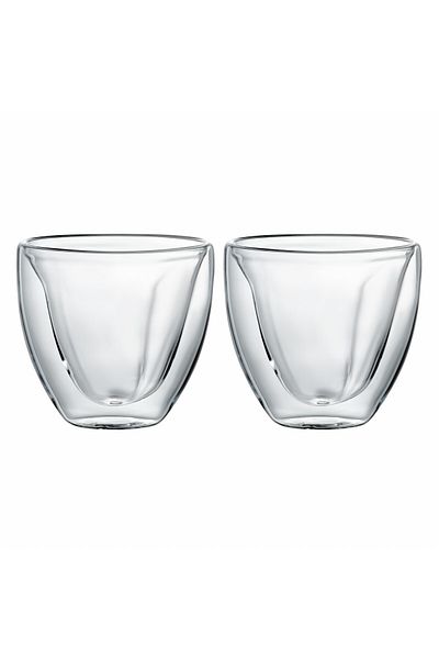 Ambition Set 2 pahare termorezistente 250ml, model inima, Mia