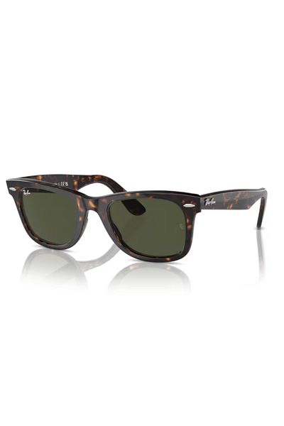 Ray-Ban Ray Ban Unisex Square Wayfarer Sunglasses- Rb 2140 - Lense Size:50mm - Tortoise