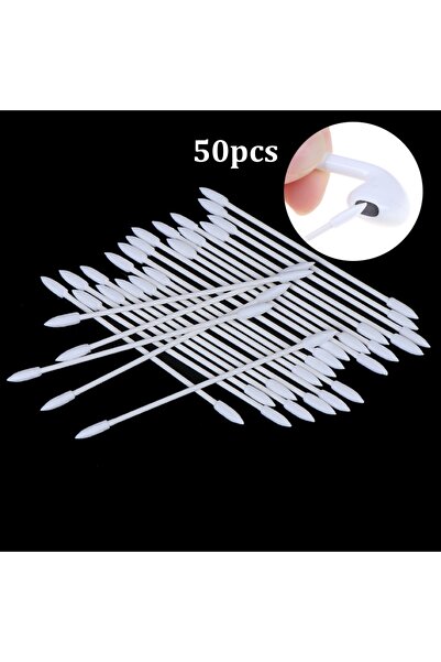 Choice 50 قطعة من أعواد تنظيف القطن للاستخدام مرة واحدة وخالية من الغبار لسما...