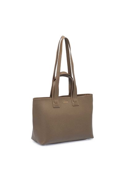 Tergan Beige Genuine Leather Women's Shoulder Bag - S25Y1Bc80173-B73