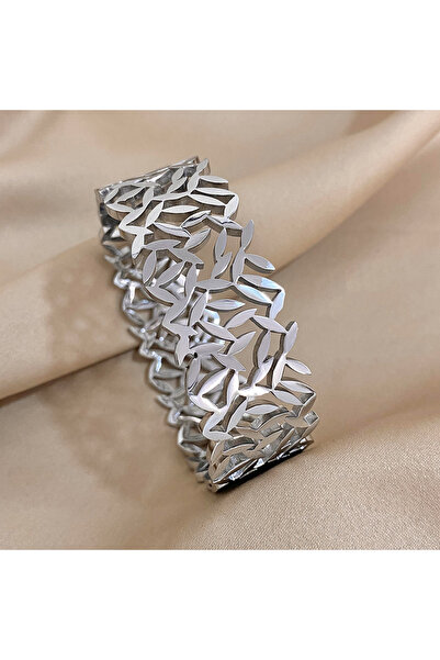 Choice D2045123B-002 ALLYES أساور عريضة سميكة من الفولاذ المقاوم للصدأ 316L ع...