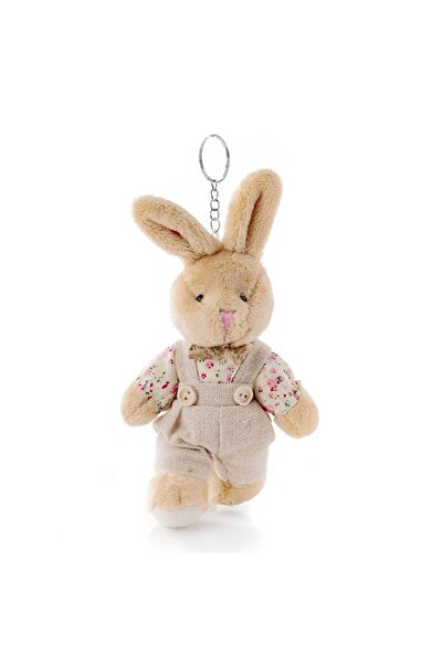 Choice لعبة دب قطيفة على شكل أرنب كرتوني مع قلادة وسلسلة مفاتيح محشوة ناعمة م...