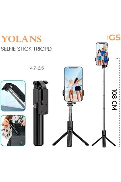 idragon Akıllı Telefonlar İçin Tripod, Kablosuz Uzaktan Deklanşör, Selfi Çubu...