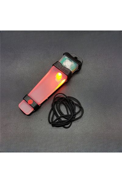 Choice Red black Airsoft Helmet Weapon Flashlight Tactical Helmet Light Identification Surefir Marker Light