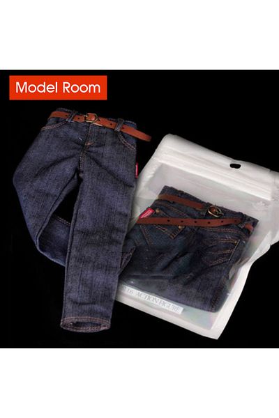 Choice 1/6 Scale Male Classic Jeans Denim Pants Trousers Clothes Model Fit 12'' Soldier Muscular Standar...