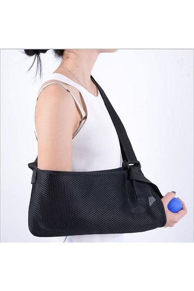 Choice black Adjustable Breathable Arm Sling Universal Support Shoulder Strap Brace Immobilizer Wrist Elbow