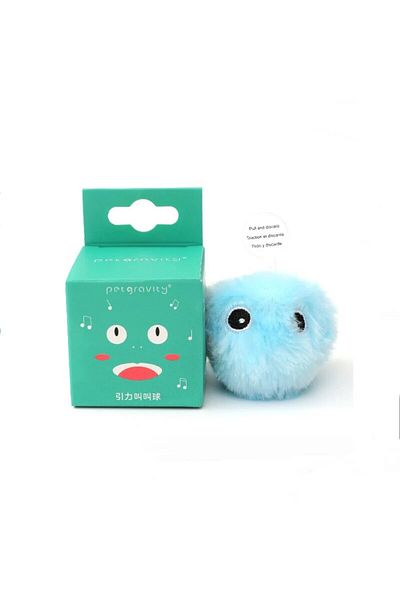 Choice G834C Blue Interactive Ball Smart Cat Toys Plush Electric Catnip Training Toy Kitten Touch Sounding