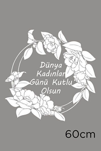 MIGNATIS Autocolant pentru vitrină din sticlă cu mesajul „La mulți ani de Ziu...