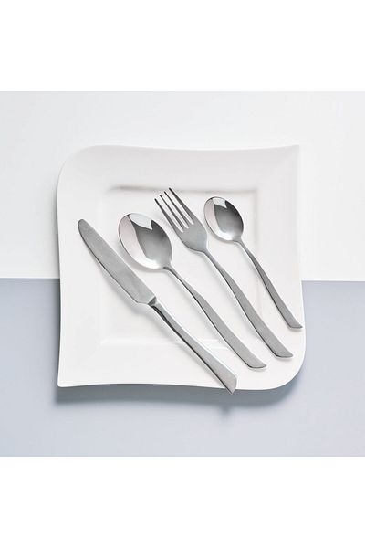 Ambition Stainless steel cutlery set, 24 pieces, 6 people, Wave