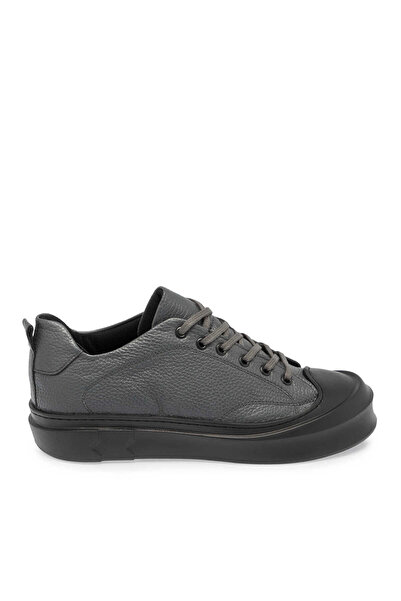 Tergan Gri Hakiki Deri Erkek Sneaker - E24S1AY57136-B43