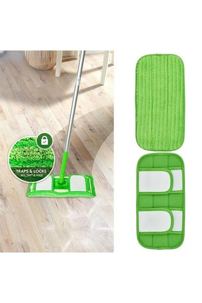 Choice 1PC Microfiber Reusable Mop Pads Fits 12 Inch for Swiffer Sweeper Cleaner Washable Fiber Cloth Ho...