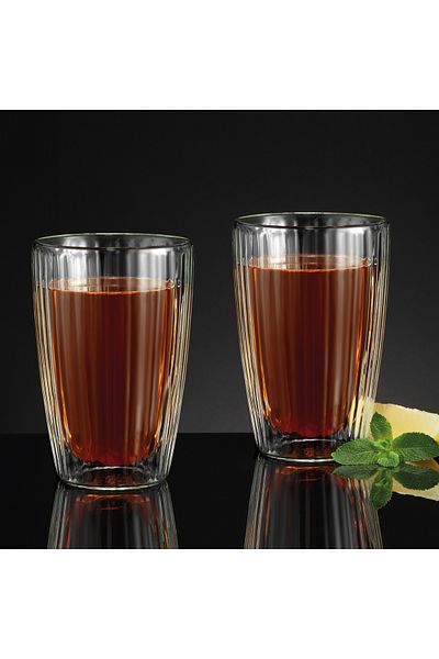 Ambition Set 2 pahare 450ml, termorezistente, Curly