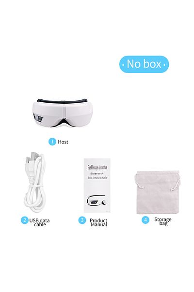 Choice No Box 6D Smart Eye Massager Vibration Airbag Compress Eye Care Instrument Bluetooth Music Eye Massa