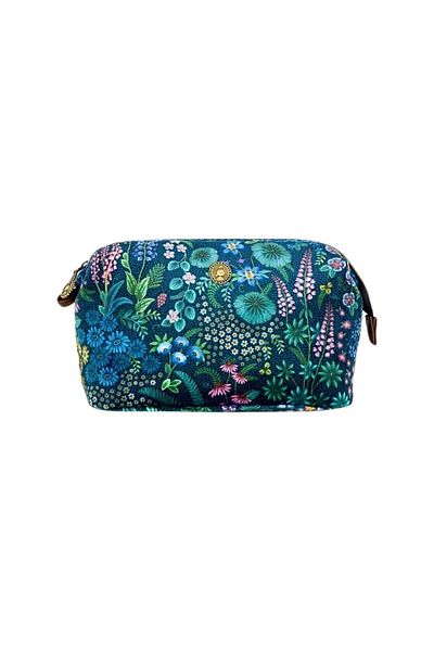 Pip Studio Cosmetic bag, Purse Medium, Pip Studio, Dark Blue, 22.5x9.5x15 cm, Querida collection
