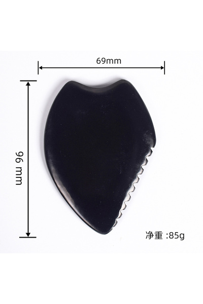 Choice أداة مكشطة غوا شا للوجه من حجر بيان الطبيعي من فيوليت لتدليك الرقبة وا...