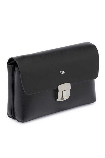 Tergan Black Genuine Leather Men's Portfolio Bag - S1Pc 00021523 -B06