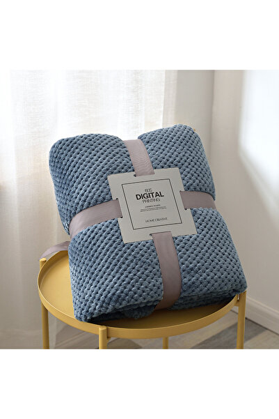 Choice بطانية أطفال زرقاء 70×100 سم، مصنوعة من الصوف الناعم، لحاف سميك، بطاني...