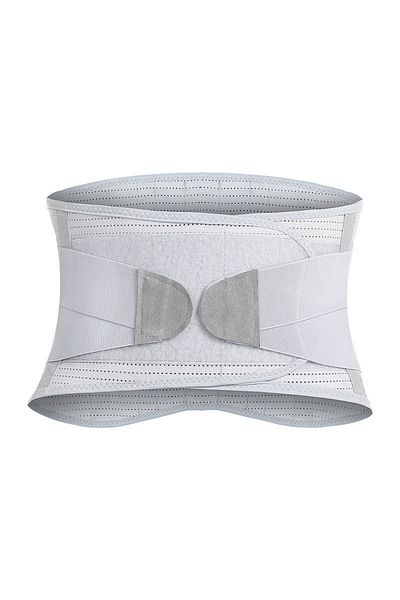 Choice M White Lumbar Support Belt Adjustable Lumbar Brace Scoliosis Fitness Weight Lifting Squatting Hard
