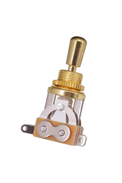 Choice1 Gold 3 Way Short Straight Guitar Toggle Switch Pickup Selector with B...