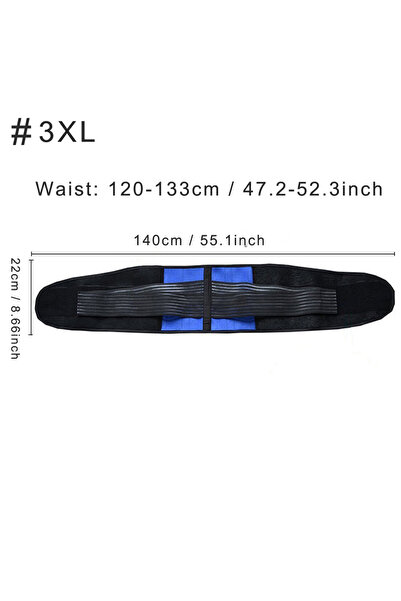 Choice4 حزام دعم الظهر للرجال والنساء مقاس XXXL M-6XL حزام دعم الظهر المرن دع...