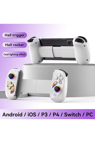 ZUIDID D8-Star space Hot Sale BSP D8 RGB Tablet Controller Wireless Handle For Switch Game Bluetooth Stretc