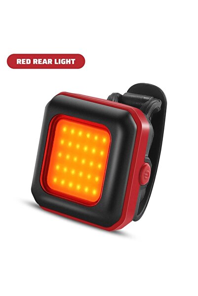 Choice4 Red x Red WEST BIKING Cycling Mini Front/Rear Lights 250mAh Rechargea...
