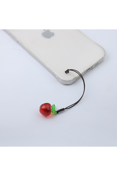 Choice1 سلسلة هاتف لعبة الحب والفضاء العميق كالب سلسلة مفاتيح تأثيري سلسلة الهاتف حبل سلسلة مفاتيح قلادة التفاح كي