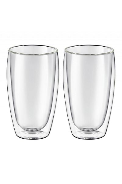 Ambition Set 2 pahare 450ml, sticla termorezistenta, Mia