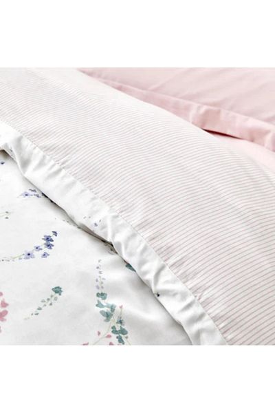 Karaca Dalila 100% Baumwolle Doppelbett Bettwäsche Set Pink