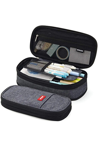 Choice1 Black Kawaii Pencil Cases Large Capacity Pencil Bag Pouch Holder Box ...