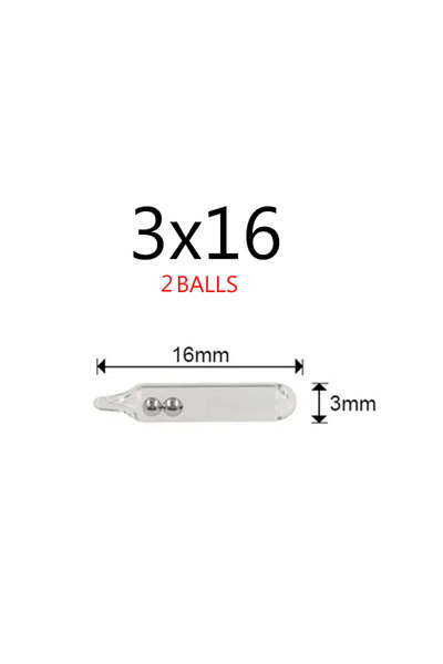 Choice 100 pieces 3mm 16mm 2 balls WODJYJ 100pcs 3mm 4mm 5mm Rattles Shake At...