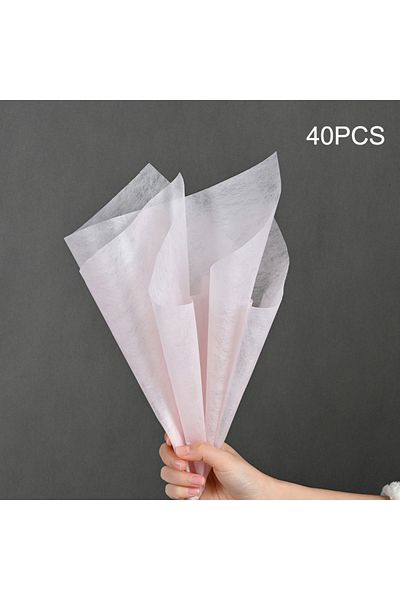 Choice Pink Flower Packaging Paper Translucent Milk Cotton Lining Paper For Florist Wrapping Bouquet Weddin